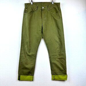 Levi's Green 508 Mens 32x30 Casual American Workwear WornY2K Streetwear Skate